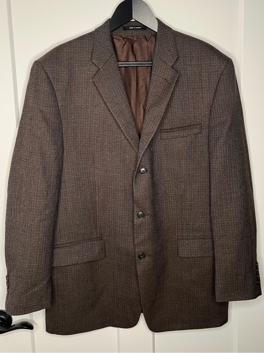 Calvin Klein 100% Wool Notch Lapel Blazer size 43R